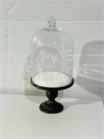 Glass dome display stand - 18" tall