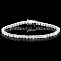 18k White Gold 7.00ct Diamond Bracelet