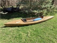 Poke Boat Fiberglass Kayak, Appx. 12'