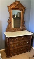 Victorian Marble Top Dresser