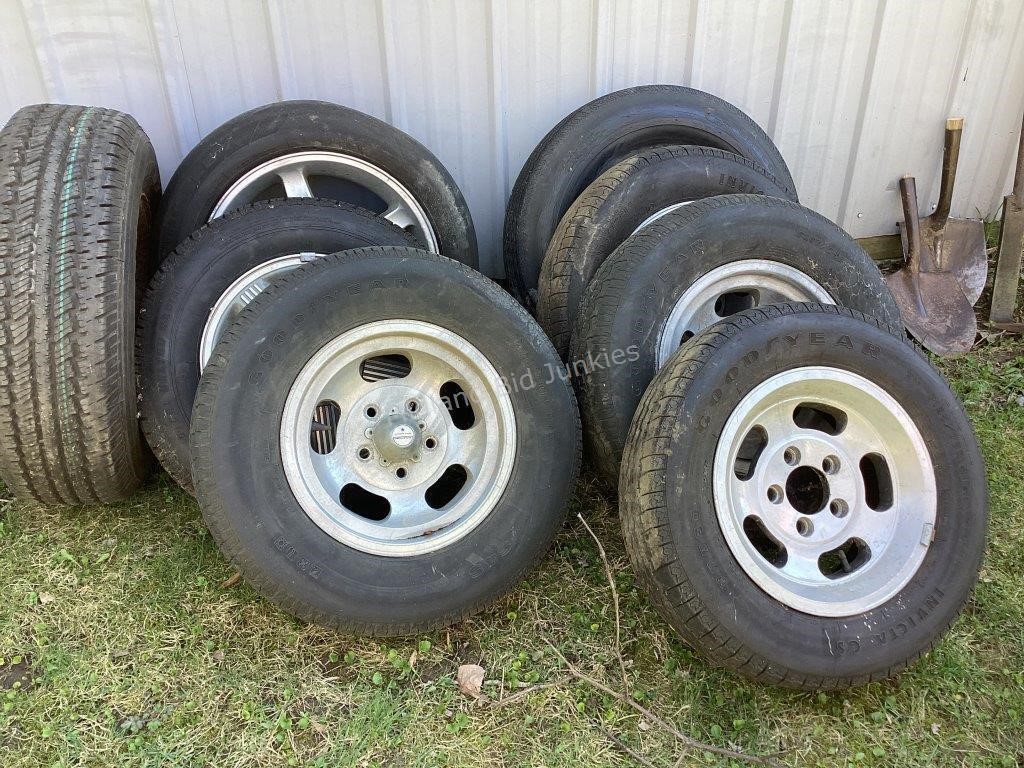 Aluminum Alloy Rims & Tires, Must take all
