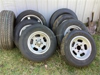 Aluminum Alloy Rims & Tires, Must take all