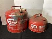 2 Metal Eagle Gas Cans