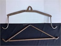 2 Iron Deer Hangers / Gambrels