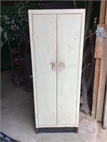 Vintage 2 Door Metal Cabinet