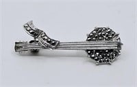 Sterling Silver Brooch with Marcasites