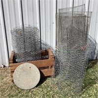Chicken Wire, Fencing, Crate & Stepping Stone