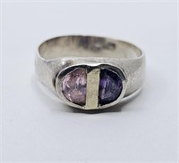 Sterling Silver and 18KT GOLD Ring