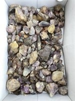 Box of Purple Hued Rocks