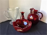 Ruby Glassware, Westmorland Bowl & More