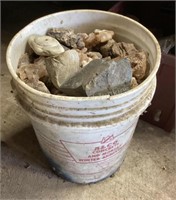Full 5 Gallon Bucket of Rocks