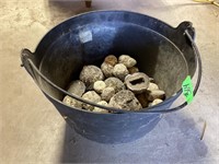 Plastic Bucket of Potential Geodes