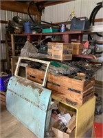 Garage Corner Cleanout, Late 50s Chevy Car Parts