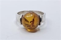 Amber Sterling Silver 925