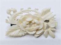 Bone Flower brooch