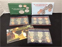 1993, 1994 & 1995 Uncirculated Coin Sets