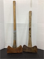 2 Axes, Shorter One Stamped Plumb