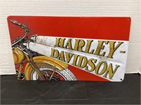 17"x10” Metal Harley-Davidson Sign