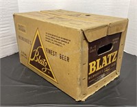 Blatz Cardboard Beer Box