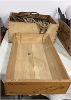 Wood Crates & Rope