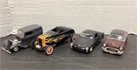 4 Diecast Cars, As Is