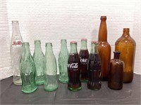 11 Vintage Bottles