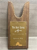 The Boot Corral Spokane Washington Boot Jack