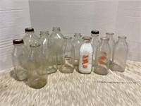 12 Milk Bottles