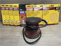 Palm Sander By Chicago Electric & Sanding Paper -