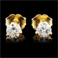 14K Gold 0.46ctw Diamond Earrings