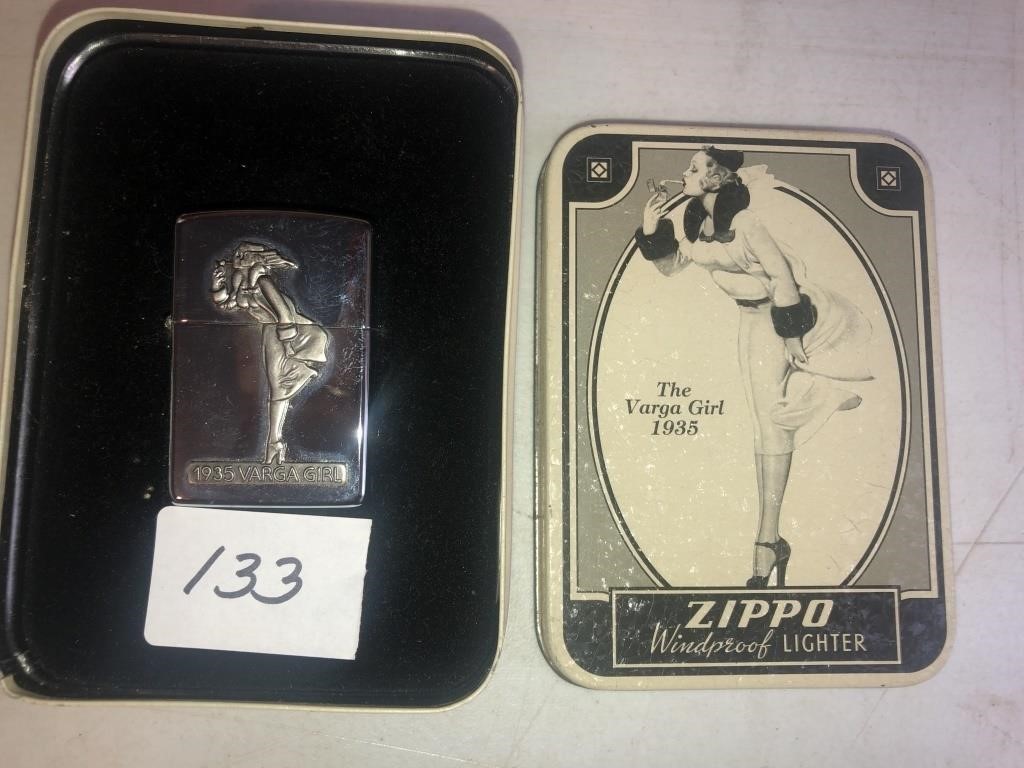 The Varga Girl 1935 zippo lighter