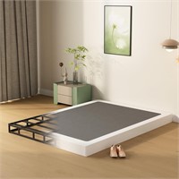 DiaOutro 4 Inch Full Size Box Spring with Fabric C