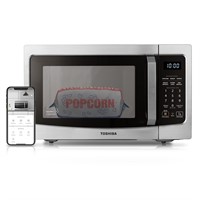 TOSHIBA ML-EM34P(SS) Smart Countertop Microwave, S