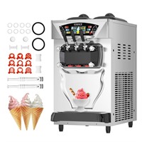 GSEICE 2500W Commercial Ice Cream Machine, 6.8-8.4
