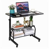 Corner Desk for Small Space Rolling Desk Mobile Co