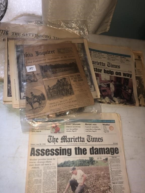 Old misc newspapers