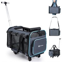 MIU Color Pet Carrier with Wheels, Airline & TSA A