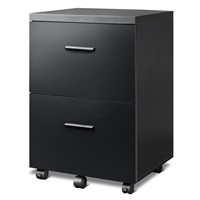DEVAISE 2 Drawer Wood File Cabinet, Mobile Lateral