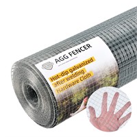AggFencer 48in x 50ft Hardware Cloth 1/2 inch 19Ga