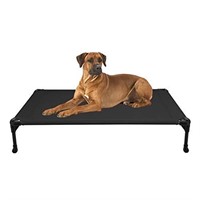 Veehoo Cooling Elevated Dog Bed, Portable Raised P