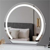 Mirror Dressing Table, 360° Rotation Makeup Mirror