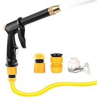 hzskeqpy High Pressure Washer Gun with 3 Adapters