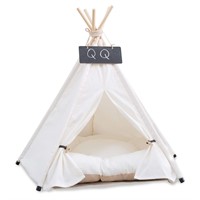 Pet Teepee with Cushion for Dogs and Cats Puppies