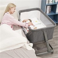 Pamo babe Baby Bassinet Bedside Sleeper for Newbor