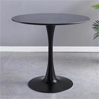 Round Casual Table Small Desk Modern Tulip Table C