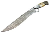 RG-213 Handmade Damascus Steel 17 Inches Bowie Kni