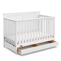 Graco Hadley 5-in-1 Convertible Crib with Drawer (