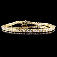 14K Gold 4.00ctw Diamond Bracelet
