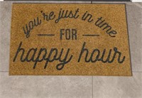 JUST IN TIME FOR HAPPY HOUR MAT