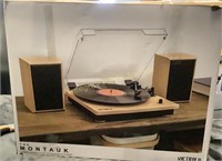 Victrola The Montauk Stereo Record Player System